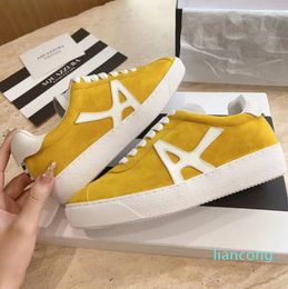 Women causal Shoe Leather Sneaker cut flat bottom fashionable classic sneakers training shoes 35-41