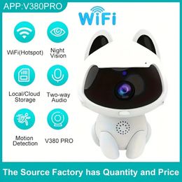 1080P Wireless Home Security Camera with Motion Detection, Night Vision, Two-Way Audio, and Smart Phone Viewing - Perfect for Baby Monitoring