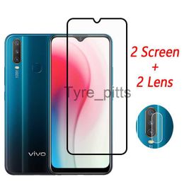 Cell Phone Screen Protectors Full Cover Tempered Glass For Vivo Y17 Screen Protector For Vivo Y19 Y15 Y12 U3X Y9S V21E Y53S Y31 Camera Glass Vivo Y17 Glass x0803