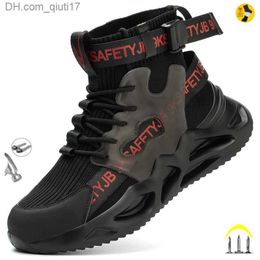 Boots 36-50 work boots cannot be damaged safety shoes Men's steel toe perforated sports shoes Men's footwear Adult work shoes Z230803