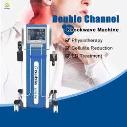 2023 Hot sale shock wave therapy with 2 different handles pneumatic and electromagnetic machine