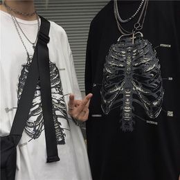 Men's T-Shirts T shirt for men Summer Oversized t-shirt Anime t-shirt Dark Vintage t-shirt Short-sleeved tee Goth Y2k men t-shirt Top tee 230802