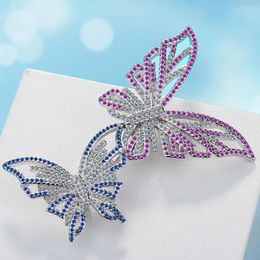 Brooches 1Pc Cute Butterfly For Women Fashion Zircon Brooch Pins Jewellery Christmas Party Gifts Girl Ladies Accessories