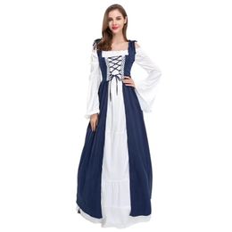 Costumes Halloween Costumes for Women Medieval Sexy Costumes Adult Renaissance Dresses Gowns Carnival Party Irish Victorian Corset Costume