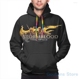 Men's Hoodies Mens Sweatshirt For Women Funny Final Fantasy XIV STORMBLOOD Print Casual Hoodie Streatwear