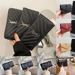 10A high quality Cassandre wallet purse designer wallet women luxury Flap Coin Purses Cardholder wallet porte monnaie designer woman handbags mens purse blcgbags