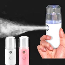 Other Festive Party Supplies Mini Face Stream Beauty Spray Handheld Water Hine Moisturising Nano Ionic Mist Humidifier Sauna Facia Dhise LL