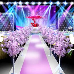 Party Decoration Wedding Cherry Blossom Road Led Props Background Arch Trees Wrought Iron Shelf Guide Flower Blossoms