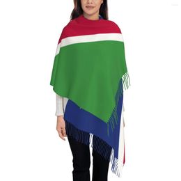 Scarves Personalized Printed Namibia Flag Long Pile Fringe Men Scarf Women'S Anti Chill