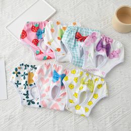 Dog Apparel Pet Physiological Pant Diaper Sanitary Washable Female Shorts Panties Menstruation Underwear Briefs Products