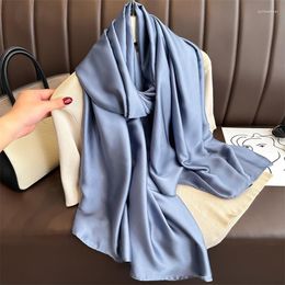 Scarves Classical Shawl And Wraps Blanket Winter Solid Color Long Scarf For Women Tassels Beach Stoles Echarpe Foulard