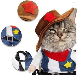 Cat Costumes Cute Pet Dog Halloween Clothing Denim Role Playing