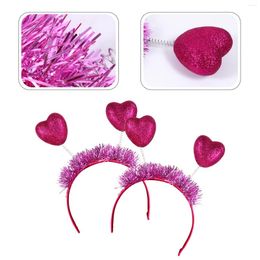 Bandanas Love Headband Props Valentine's Day Hair Hoop Female Accessory Couple Party Hairband Supplies Makeup