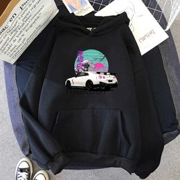 Mens Hoodies Sweatshirts Initial D Hoodies Legend Car Print Sweatshirt Men Women Hoodie Streetwear Hip Hop Tops Anime Japanese Long Sleeve Hooded Clothe J230803