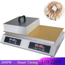 110V 220V Double Head Copper Plate Digital Display Bun Bread Fluffy Japanese Souffle Pancake Maker Machine