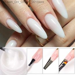 Nail Polish LILYCUTE nail extension gel kit Fast extension hard gel for ergonomic structure French finger tip brush for nail art tool kit Z230804