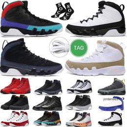 2024 Jumpman 9 Basketball Shoes Men 9s Fire Red Chile Particle Grey University Blue Gold Anthracite Bred Patent Mens Trainers Outdoor Sports Sneakers
