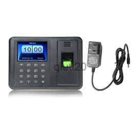 Fingerprint Access Control A8 2.8inch Biometric Attendance System USB Fingerprint Reader Time Clock Employee Control Machine Electronic Device Spanish En x0803