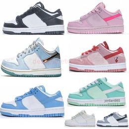 2024 6C-3Y Tênis de corrida infantil Panda Triple Pink Cool Grey I 1s Aloe Verde Court Purple Island Green Basketball Shoes Baby Girls Mint Mid Toddler Toddler