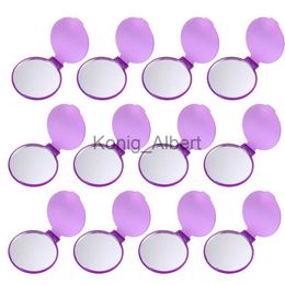 Compact Mirrors 10pcs Makeup Mirror Vanity Mirror Mini Folding Mirrors Round Cosmetic Mirrors Makeup Mirrors Pocket Mirrors For Girls Women x0803