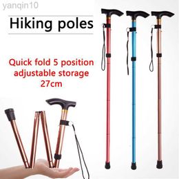 Trekking Poles Trekking Poles Folding Hiking Stick Collapsible Hiking Poles Trekking Stick Walking Poles Nordic Walking Sticks HKD230804