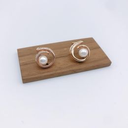 Stud Earrings 2Pcs/1Pair Females Jewels Fake Set With Pearl