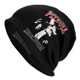 Berets Pitbull Mr.Worldwide Vintage Bonnet Hats Knitting Casual Ski Skullies Beanies Hat Men's Women's Summer Dual-use Caps