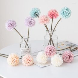 Decorative Flowers Artificial Flower Bouquet Home Decoration DIY Floral Table Living Room Ornament Wedding Party Gift Supplies Po Prop