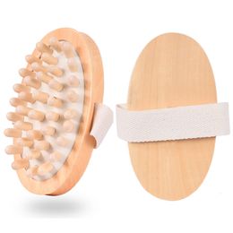 Body Massage Brush Bath Brushes Wooden Essential Oil Air Cushion Brush Home SPA Brush