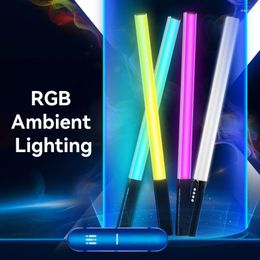 Flash Heads RGB Light Stick Wand With Tripod Pography FillLight Party Colourful LED Lamp Handheld Speedlight Portrait Video Lighting