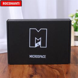 Custom Logo Printed Corrugated Cardboard Paper Black Shipping Mailing Box Gift Packing Boxes