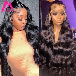 Synthetic Wigs Body Wave Lace Front Wig 360 Frontal Hd 13x6 Brazilian For Women PrePlucked 13x4 Human Hair 230803