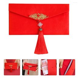 Gift Wrap Fabric Tassel Red Envelope Cloth Chinese Style Purse Silk Year Bag Wedding