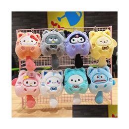 Other 15 Cm Plush Keychain Cartoon Pendant Small Doll Key Chain Bag 8 Styles Drop Delivery Jewellery Findings Components Dhevc