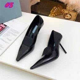 designer Party Wedding Bride women's formal shoes fashion sexy dress pointed BOAT SHOES HIGH HEELS SANDALS SIZE 35-41 9.5 cm