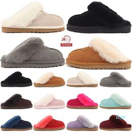 designer shoes fur slippers womens slides sandals women winter snow shoes classic mini ankle black chestnut pink sandal sneakers warm UGGitys