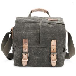 Briefcases Portable Messenger Camera Bag EOS Waterproof Canvas For Men And Women SLR Shoulder Digital Pography