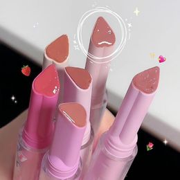 Lip Gloss Flower Love Mirror Water For Women Glossy Glass Heart Shape Lipstick Waterproof Crystal Jelly Plumper Gl L7L7