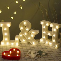 Night Lights LED Alphabet Lamp Decorative Modelling