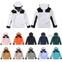 Mens Womens Designer Jackets Outdoor Interchange Jacket Parkas north Waterproof and Windproof Outerwear Jackets Spring Autumn Coat