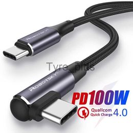 Chargers/Cables PD 60W/100W USB C to Type C Quick Charge Cable For Huawei Xiaomi Redmi QC4.0 Fast Charging wire For MacBook iPad Data Cable Cord x0804