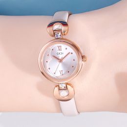 Womens Limited Edition luxury watches high quality designer Quartz-Battery Leather 23mm watch