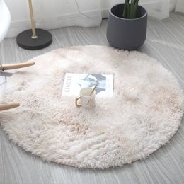 Carpets Bubble Kiss Fluffy Round Rug Carpets for Living Room Home Decor Bedroom Kid Room Floor Mat Decoration Salon Thicker Pile Rug 230803