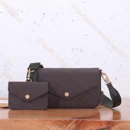 Top designer shoulder bags M80091 women clutch Luxury Cross Body fashion chain purse messenger bag multi pochette Genuine leather handbag totes wallet wholesale