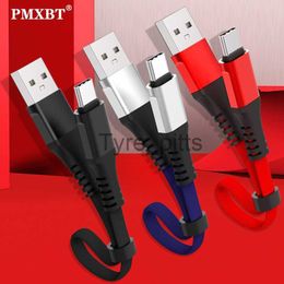 Chargers/Cables Power Bank Dedicated 30cm Short Cable Mobile Phone 3A Fast Charging Micro USB Type C Data Cord For Xiaomi mi iphone Samsung Wire x0804