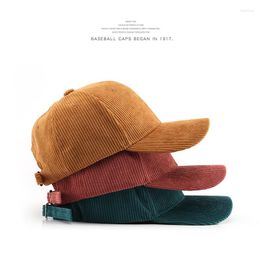 Ball Caps Corduroy Baseball Cap For Women And Men Fashion Snapback Hat Casual Autumn Outdoor Sports Hats Girls Unisex Gorras