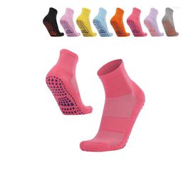 Sports Socks Professional Thickened Trampoline Sweat Absorbent Adult Floor Soccer Slippers Women