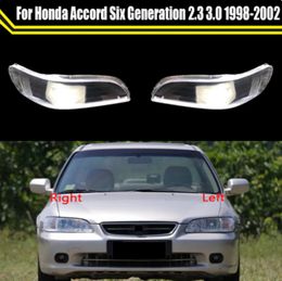 Car Headlights Lenses Replacement Headlamps Protective Shell Cover Lampshades For Honda Accord Six Generation 2.3 3.0 1998~2002