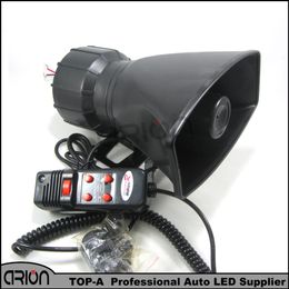 Loud Horn Siren 12V for Car Speaker 5 Sounds Tone PA System 60W Max 300db219E