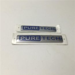 For Peugeot 3008 4008 5008 208 306 307 308 508 350THP 400THP Puretech Pure Tech Aluminium Emblem Rear Trunk Side Fender Decal238x